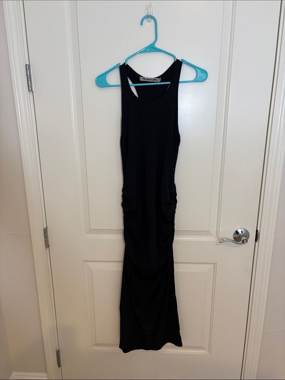 Michael Stars Black Sleeveless Racerback Maxi Dress